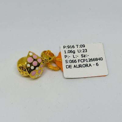 Pandora 916 - MASHROOM ENAMEL PINK 2C