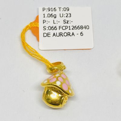 Pandora 916 - MASHROOM ENAMEL PINK 2C