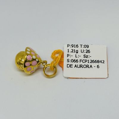 Pandora 916 - MASHROOM ENAMEL PINK 2C