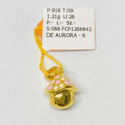 Pandora 916 - MASHROOM ENAMEL PINK 2C