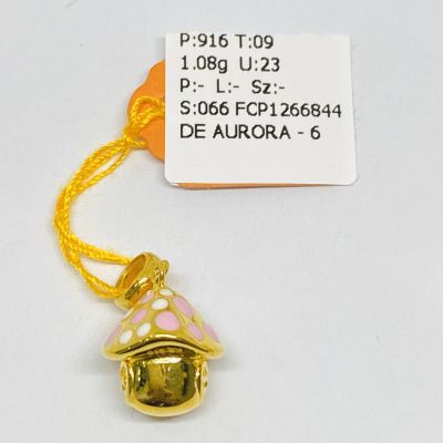 Pandora 916 - MASHROOM ENAMEL PINK 2C