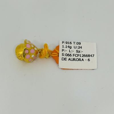 Pandora 916 - MASHROOM ENAMEL PINK 2C
