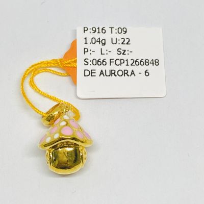 Pandora 916 - MASHROOM ENAMEL PINK 2C