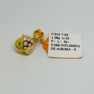 Pandora 916 - MASHROOM ENAMEL PINK 2C