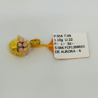 Pandora 916 - MASHROOM ENAMEL PINK 1C