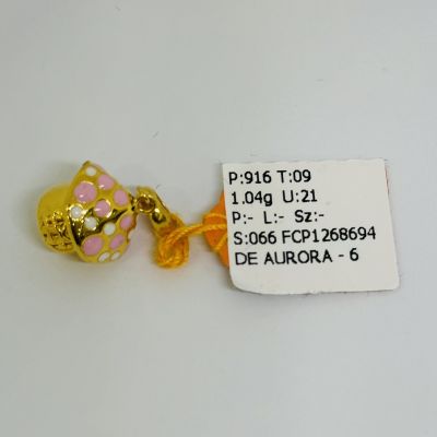 Pandora 916 - MASHROOM ENAMEL PINK 1C