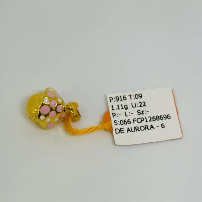 Pandora 916 - MASHROOM ENAMEL PINK 1C