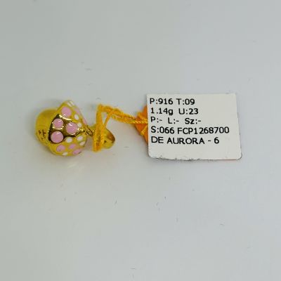 Pandora 916 - MASHROOM ENAMEL PINK 1C