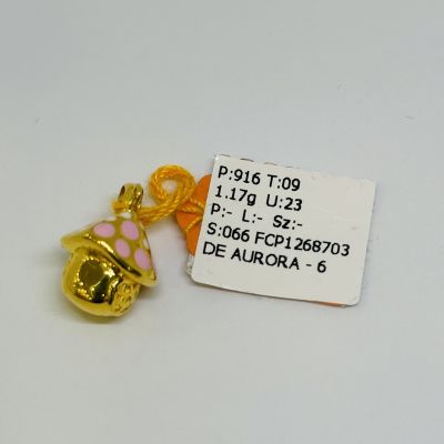 Pandora 916 - MASHROOM ENAMEL PINK 1C