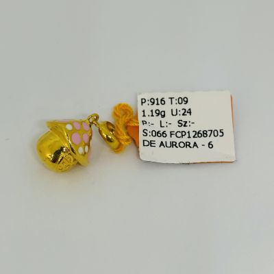 Pandora 916 - MASHROOM ENAMEL PINK 1C