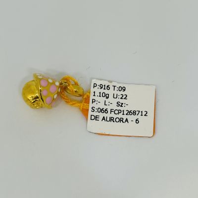 Pandora 916 - MASHROOM ENAMEL PINK 1C