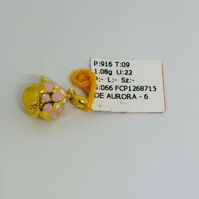 Pandora 916 - MASHROOM ENAMEL PINK 1C