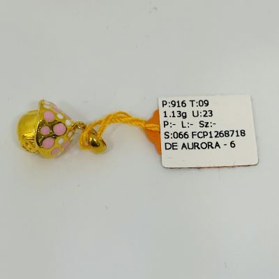 Pandora 916 - MASHROOM ENAMEL PINK 1C