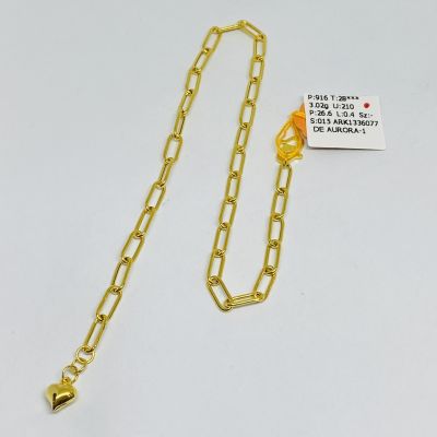 Rantai Kaki 916 - PAPERCLIP LOVE 1C