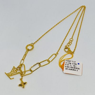 Rantai Leher 916 - CHOKER INSPIRED DESIGN 1C