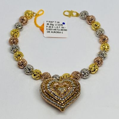 Rantai Tangan 916 - BEBOLA GANTUNG LOVE 3C