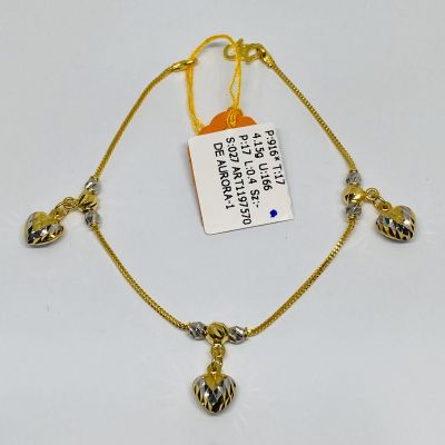 Rantai Tangan 916 - BEBOLA GANTUNG LOVE 2C