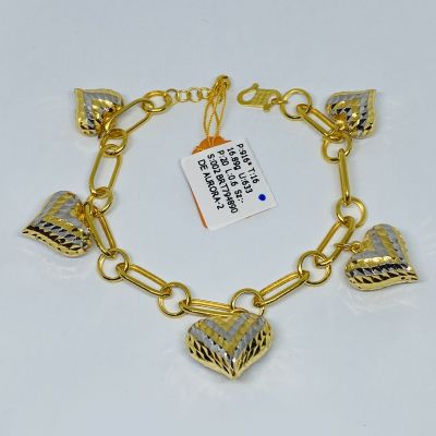 Rantai Tangan 916 - PAPERCLIP GANTUNG LOVE 2C