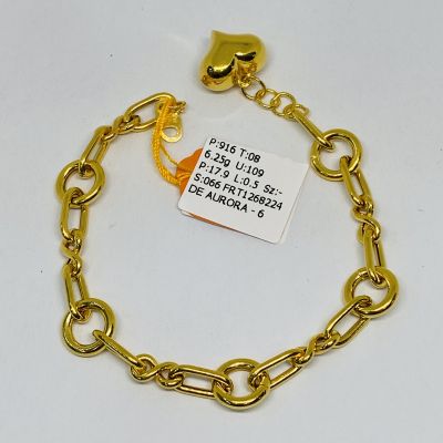 Rantai Tangan 916 - FESYEN PAPERCLIP LOVE 1C
