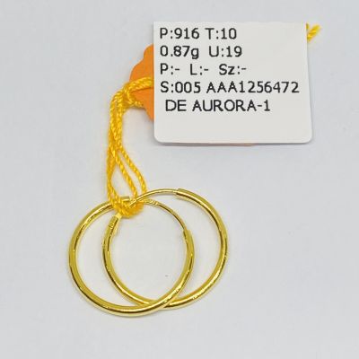 Subang 916 - PLAIN BULAT 1C