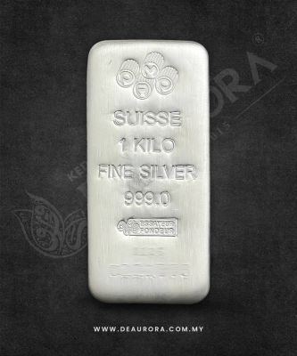 Silverbar Pamp Suisse Silver Cast Bar 1kg