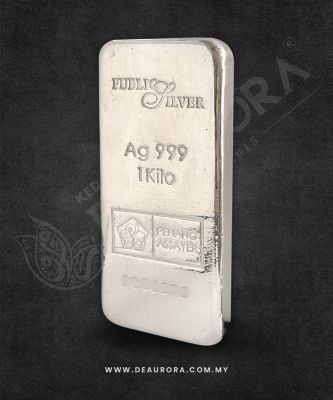 Silverbar Public Silver Bullion Bar 1kg (Ag 999)